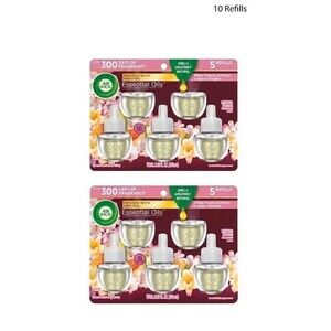 Air Wick Essential Oils Refills White Flowers & Melon 10 Pack Summer Delights